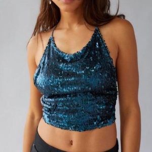 Motel ricks sequin backless cami from urban💙